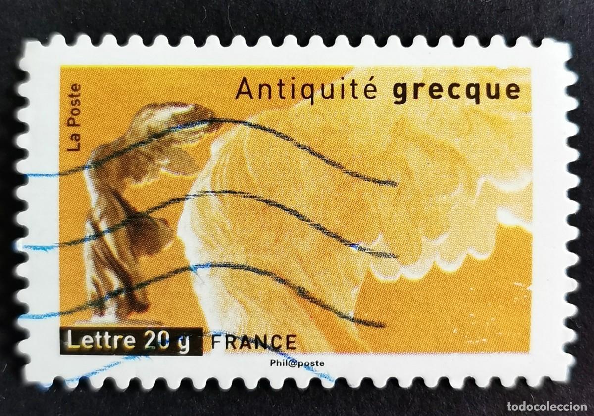 Sellos: Sello Francia 2007, , Victoria de Samotracia, Carta 20gl Michel: FR 4202