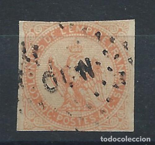 Sellos: Colonies G&eacute;n&eacute;rales N&deg;5 Obl (FU) 1867 - Aigle Imp&eacute;rial (Oblit&eacute;ration Oc&eacute;anie OCN)