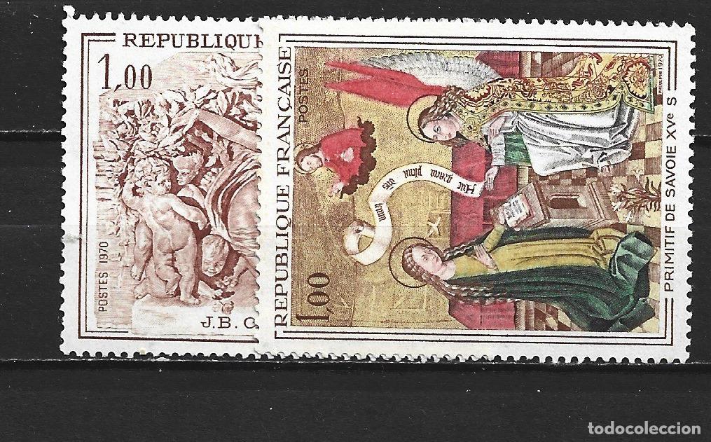 Sellos: FRANCIA YVERT NUM. 1640/1641 ** SERIE COMPLETA SIN FIJASELLOS