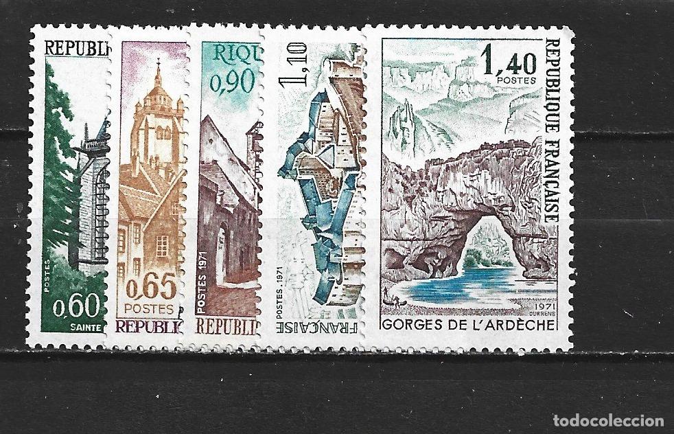 Sellos: FRANCIA YVERT NUM. 1683/1687 ** SERIE COMPLETA SIN FIJASELLOS