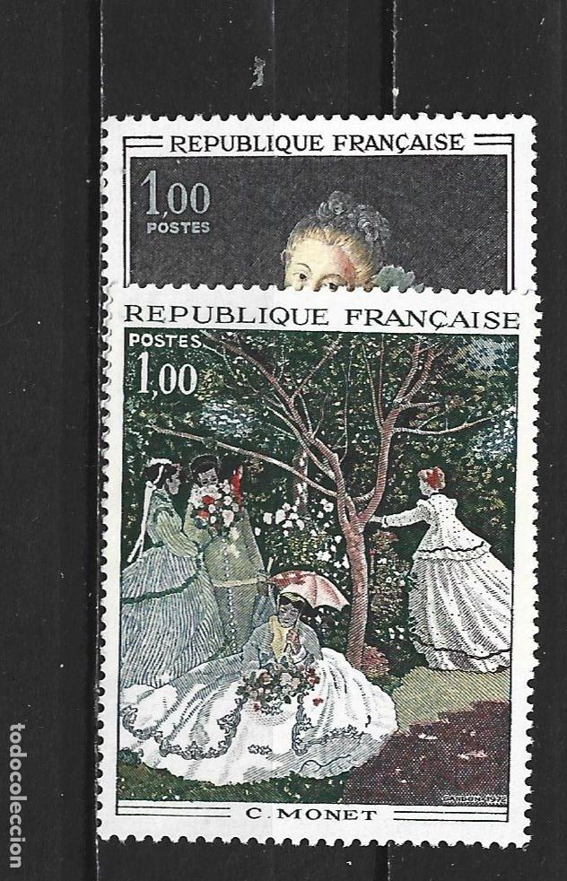 Sellos: FRANCIA YVERT NUM. 1702/1703 ** SERIE COMPLETA SIN FIJASELLOS