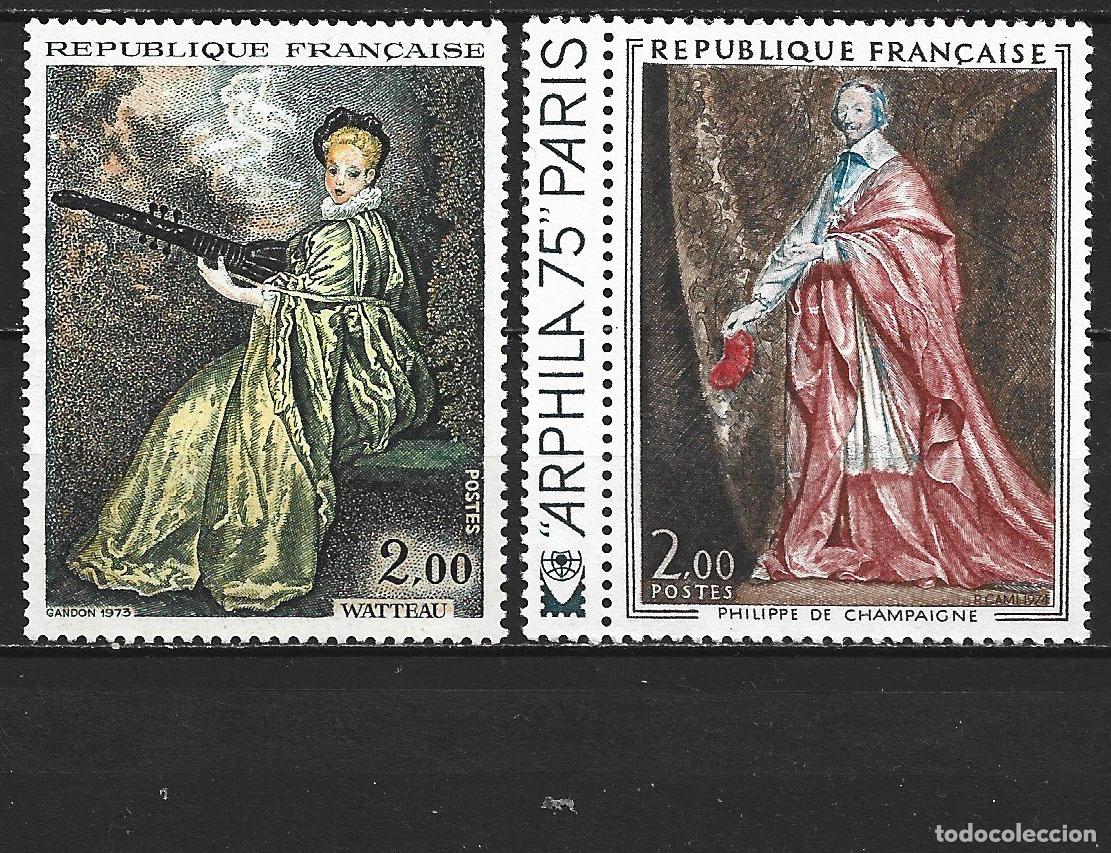 Sellos: FRANCIA YVERT NUM. 1765/1766 ** SERIE COMPLETA SIN FIJASELLOS