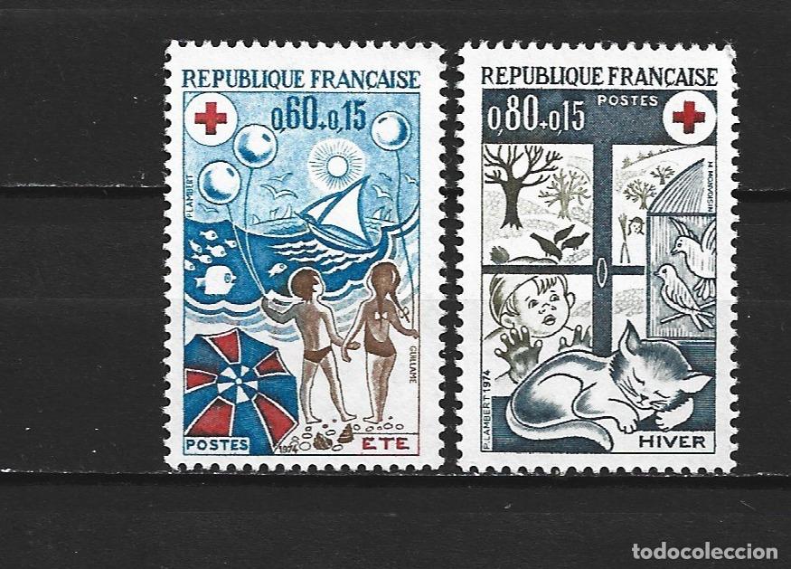 Sellos: FRANCIA YVERT NUM. 1828/1829 ** SERIE COMPLETA SIN FIJASELLOS