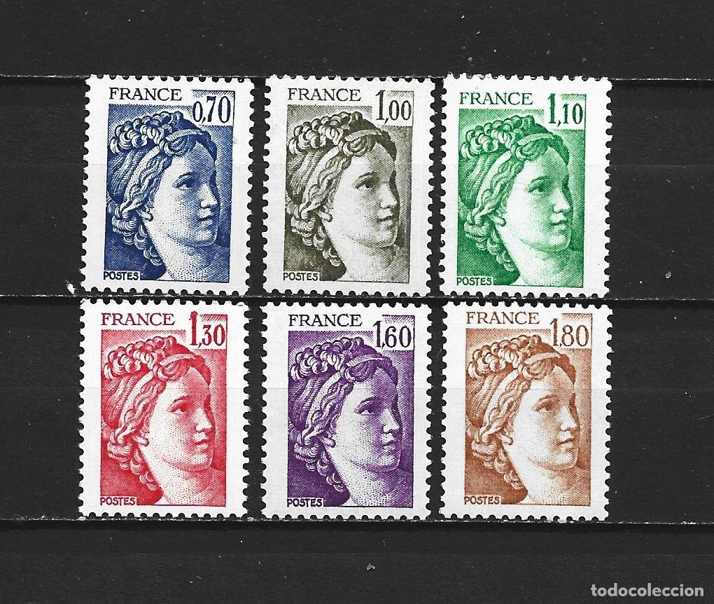 Sellos: FRANCIA YVERT NUM. 2056/2061 ** SERIE COMPLETA SIN FIJASELLOS