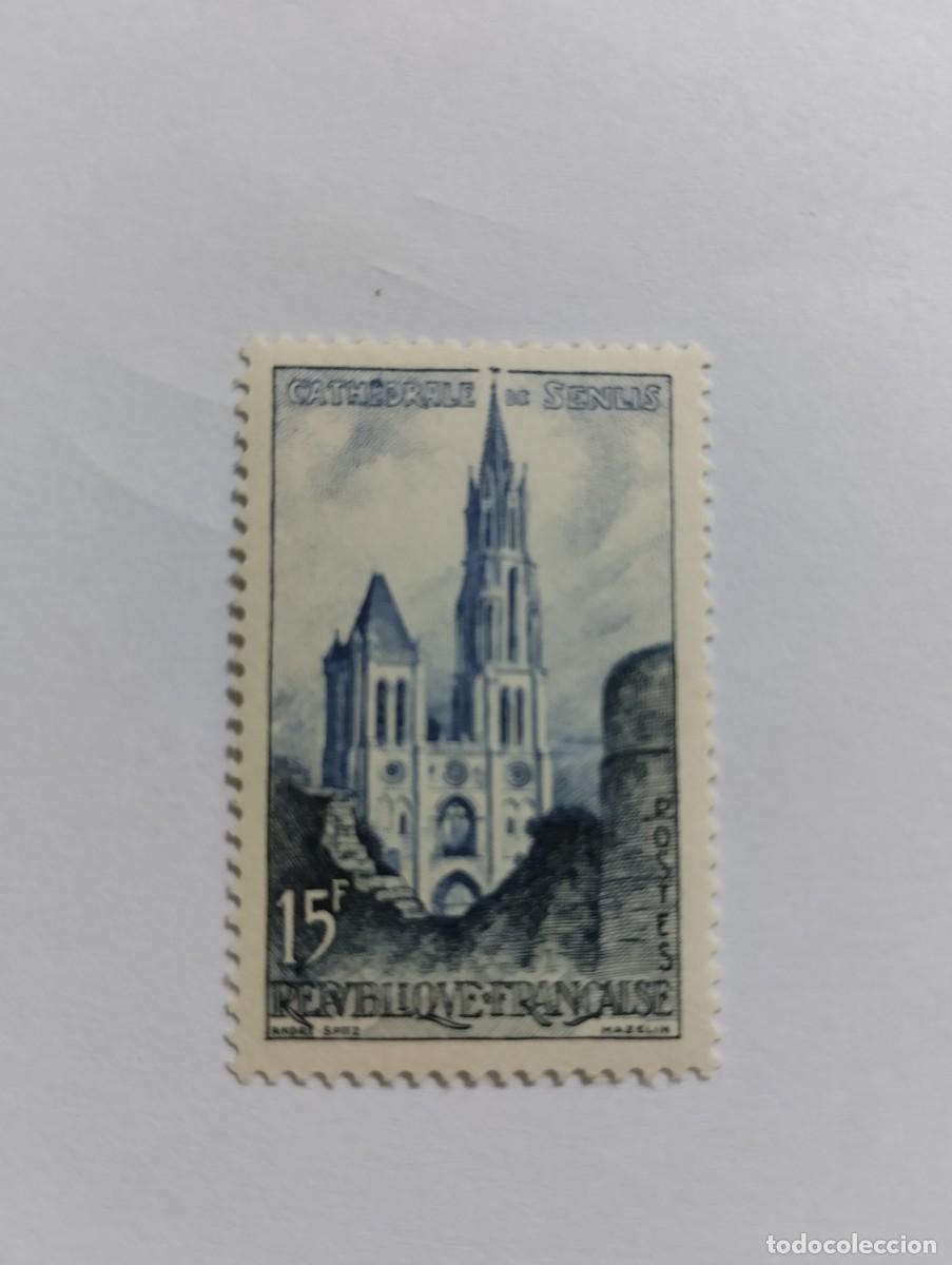 Sellos: SELLO FRANCIA A&Ntilde;O 1958, SERIE COMPLTA, YVERT 1165**MNH, CATEDRAL DE SENLIS,