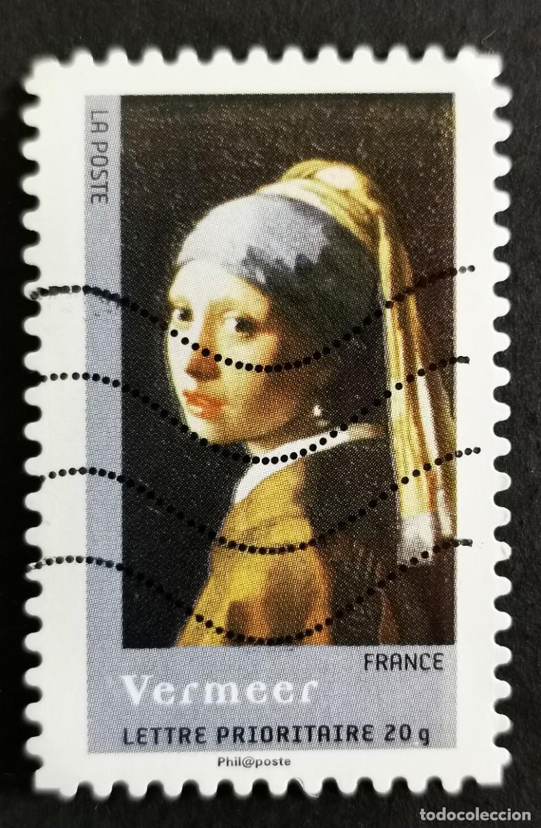 Sellos: Sello Francia 2008, La joven de la perla, de Jan Vermeer, Sin Valor Facial Michel: 4361