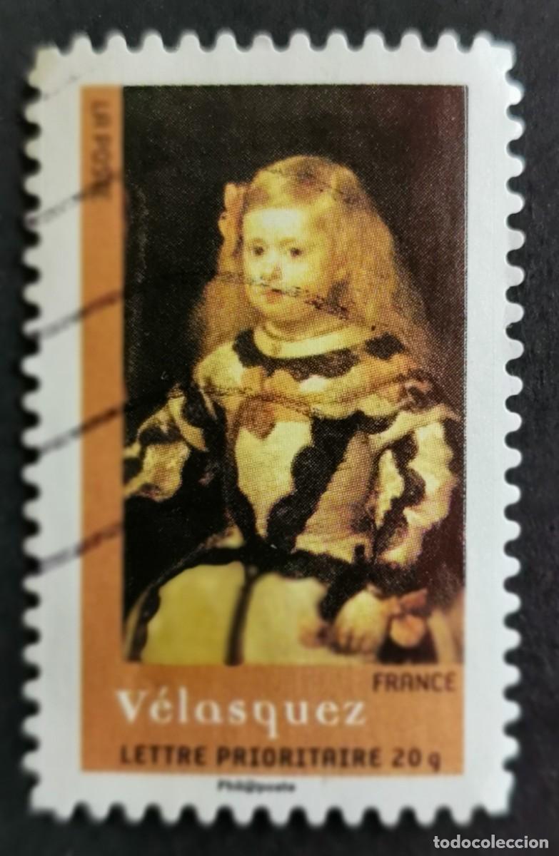 Sellos: Sello Francia 2008, La Infanta Mar&iacute;a Margarita de Diego Vel&aacute;squez, Sin Valor Facial Michel: 4364
