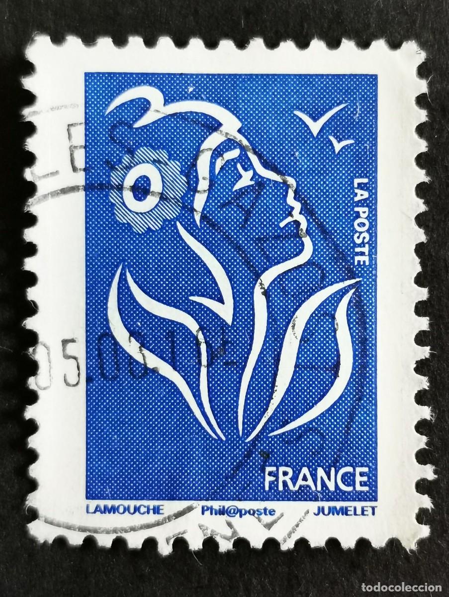 Sellos: Sello Francia 2008, Marianne de Lamouche Sin Valor Facial Michel: 4370A