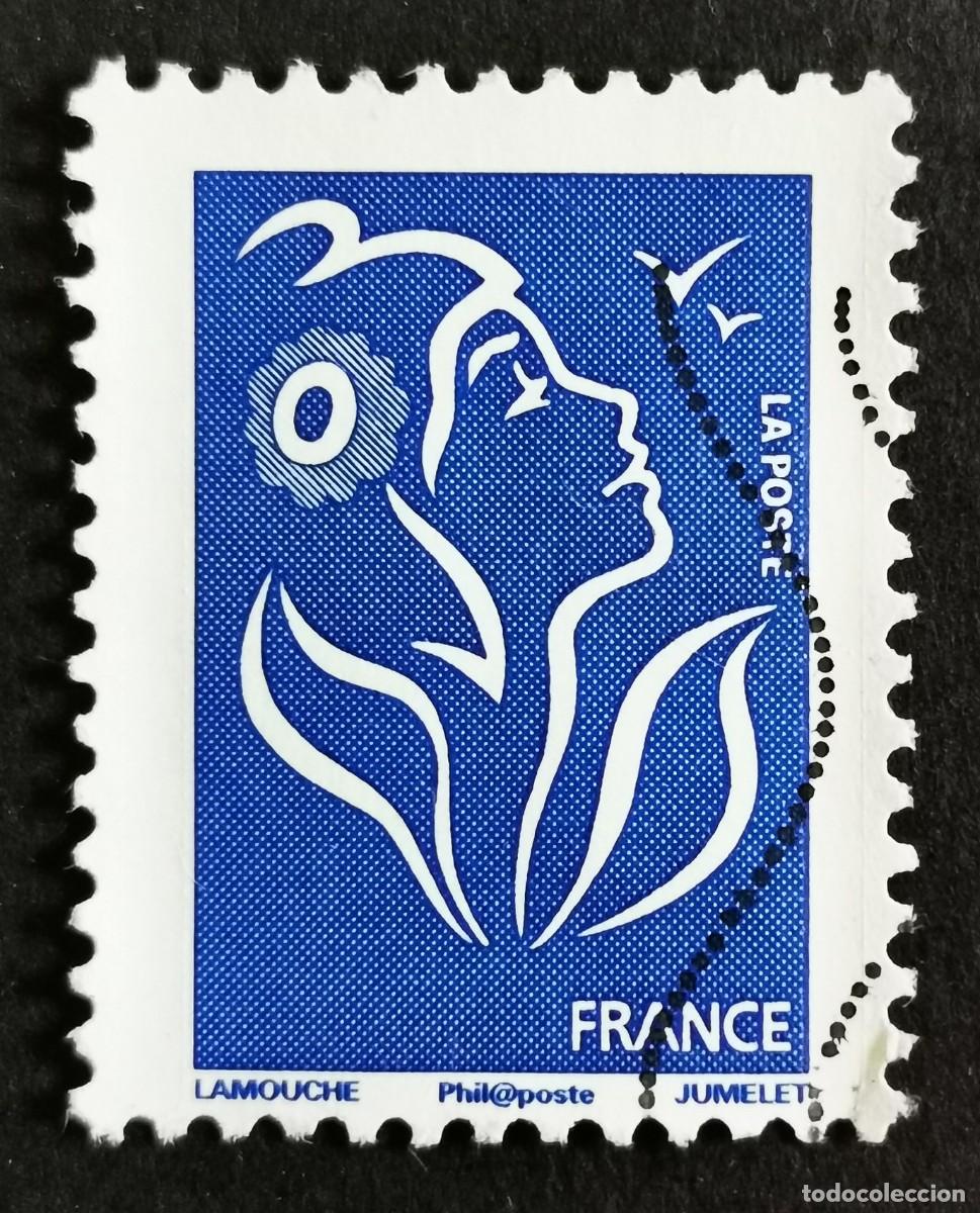 Sellos: Sello Francia 2008, Marianne de Lamouche Sin Valor Facial Michel: 4370A