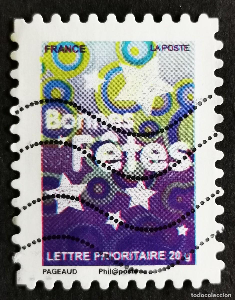 Sellos: Sello Francia 2008, &iexcl;Felices fiestas!, Sin Valor Facial Michel: FR 4552