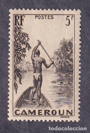 Sellos: colonies fran&ccedil;aises CAMEROUN n&deg; 189 * piroguier