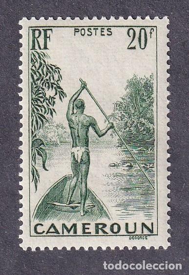 Sellos: colonies fran&ccedil;aises CAMEROUN n&deg; 191 ** piroguier