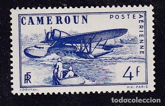 Sellos: colonies fran&ccedil;aises CAMEROUN PA n&deg; 6 ** amphibie Sikorsky