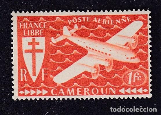 Sellos: colonies fran&ccedil;aises CAMEROUN PA n&deg; 12 * avion s&eacute;rie de Londres