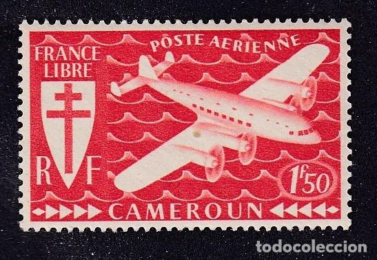 Sellos: colonies fran&ccedil;aises CAMEROUN PA n&deg; 13 ** avion s&eacute;rie de Londres