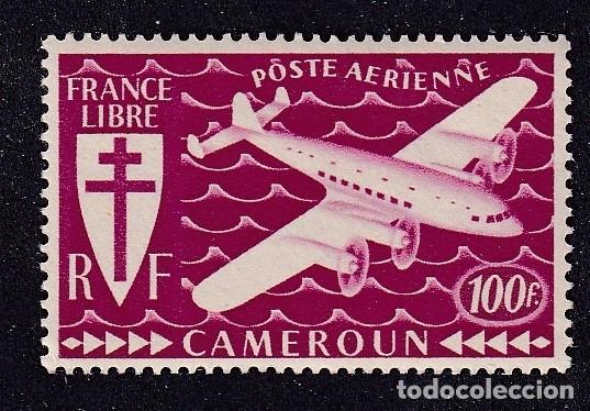 Sellos: colonies fran&ccedil;aises CAMEROUN PA n&deg; 18 ** avion s&eacute;rie de Londres