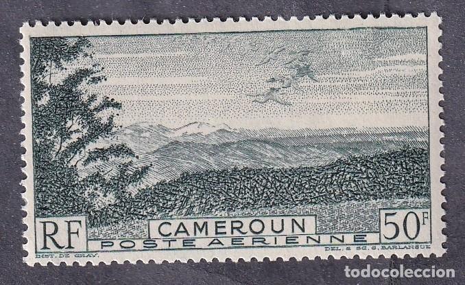 Sellos: colonies fran&ccedil;aises CAMEROUN PA n&deg; 38 ** Foumban chaine de montagnes