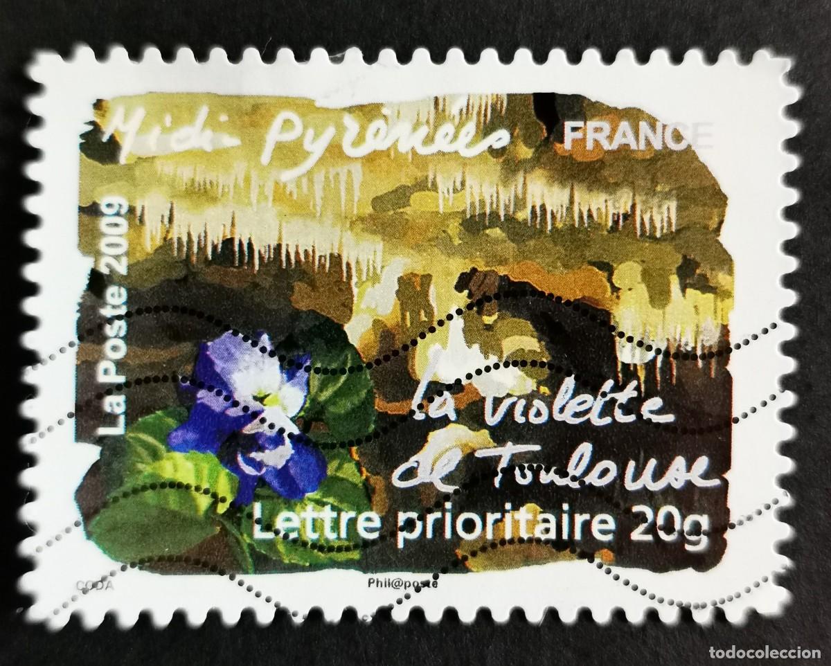 Sellos: Sello Francia 2009, Violeta de Midi-Pyr&eacute;n&eacute;es, Sin Valor Facial Michel: FR 4657