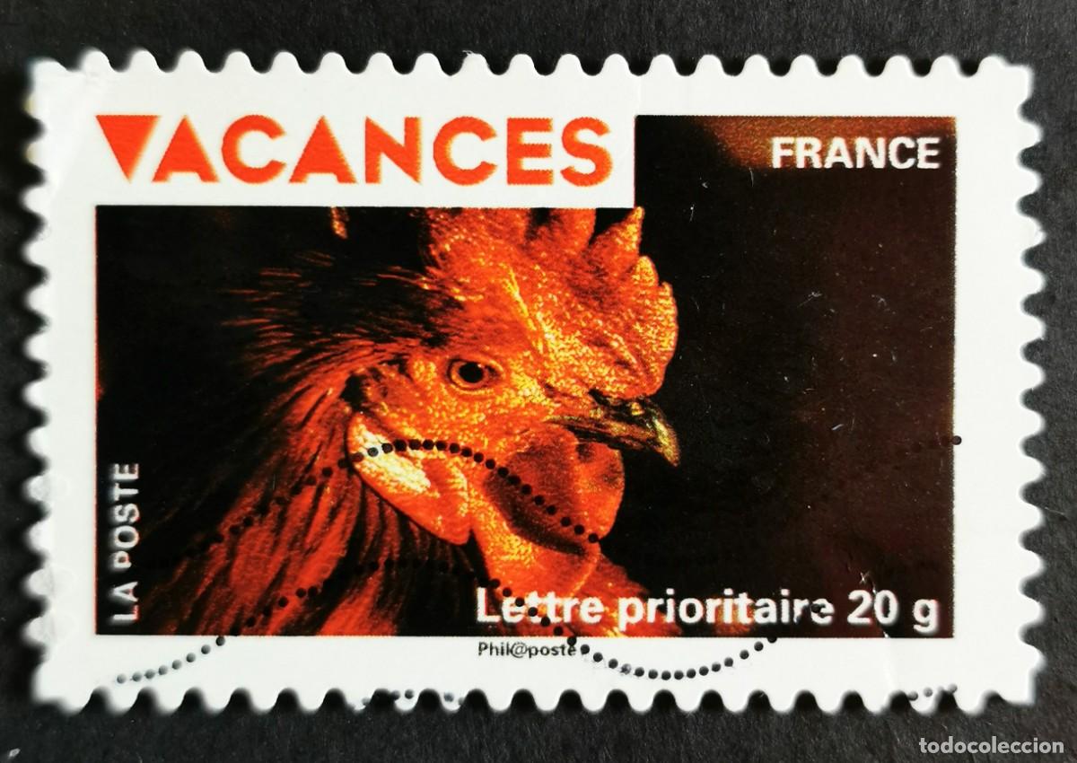 Sellos: Sello Francia 2009, Cabeza de gallo (Gallus gallus domesticus), Sin Valor Facial Michel: FR 4668