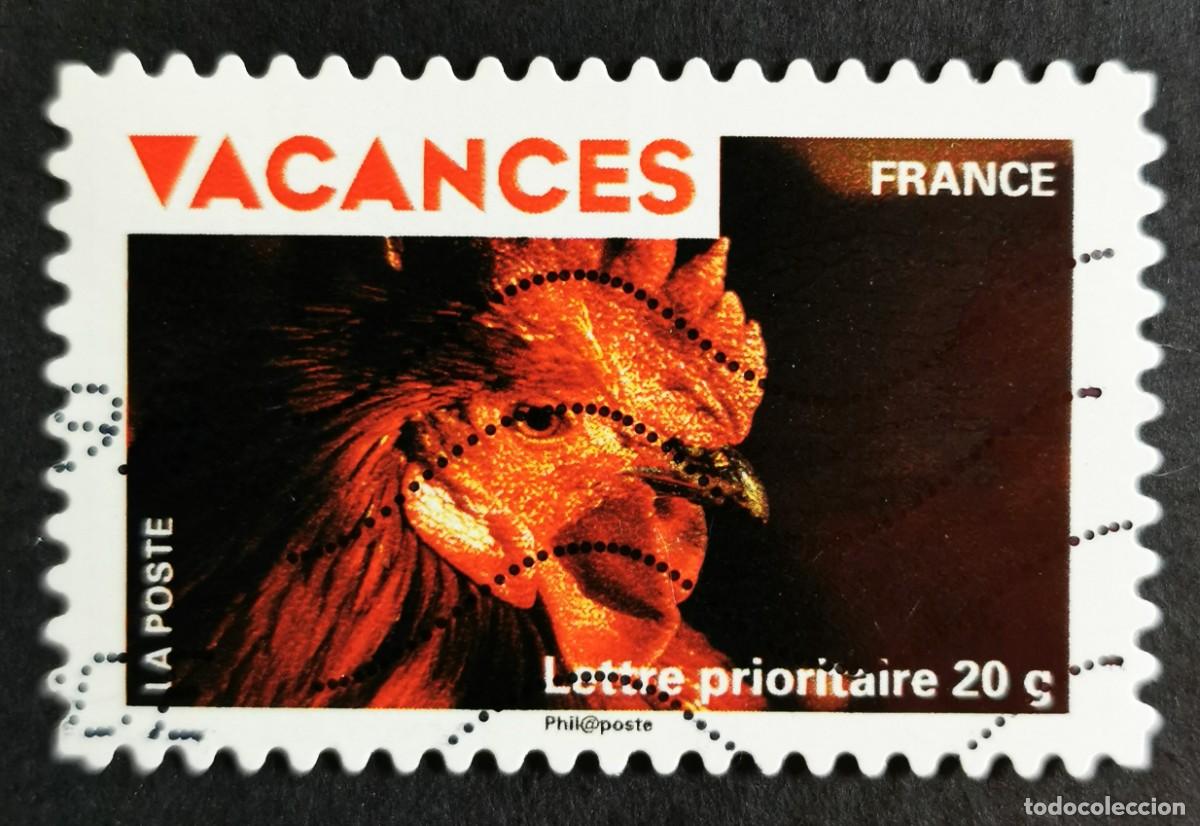 Sellos: Sello Francia 2009, Cabeza de gallo (Gallus gallus domesticus), Sin Valor Facial Michel: FR 4668