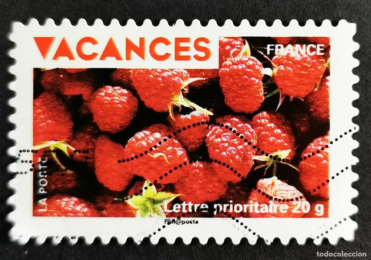 Sellos: Sello Francia 2009, Sellos navide&ntilde;os - Frambuesas, Sin Valor Facial Michel: FR 4672