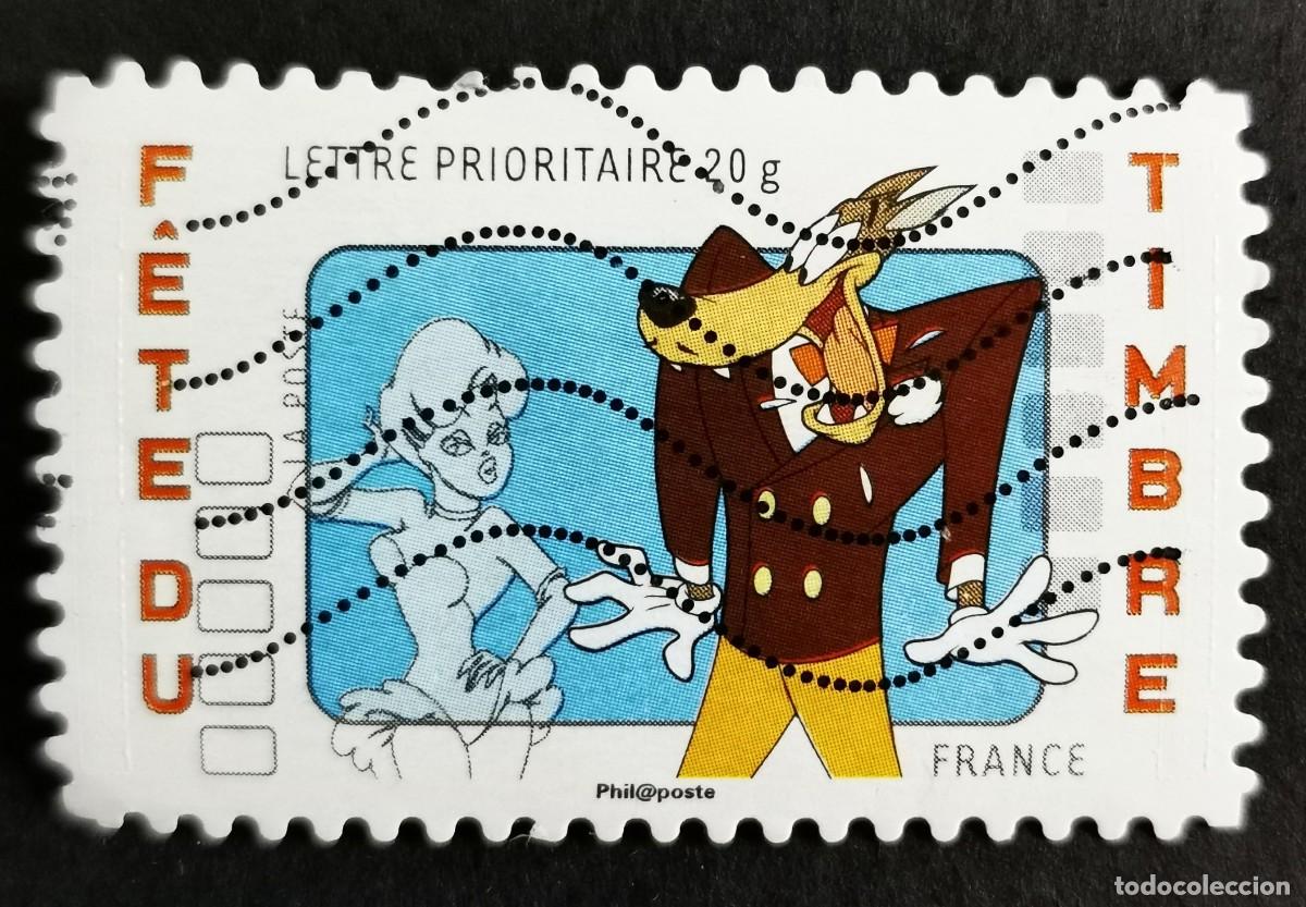 Sellos: Sello Francia 2008, D&iacute;a del Sello - El Lobo, Sin Valor Facial Michel: FR 4382I