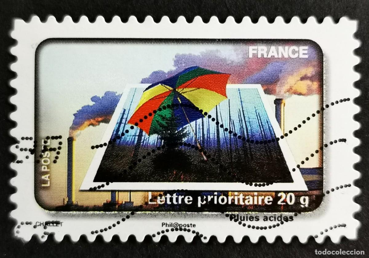 Sellos: Sello Francia 2010, Protecci&oacute;n contra el agua: Lluvia &aacute;cida, Sin Valor Facial Michel: FR 4834
