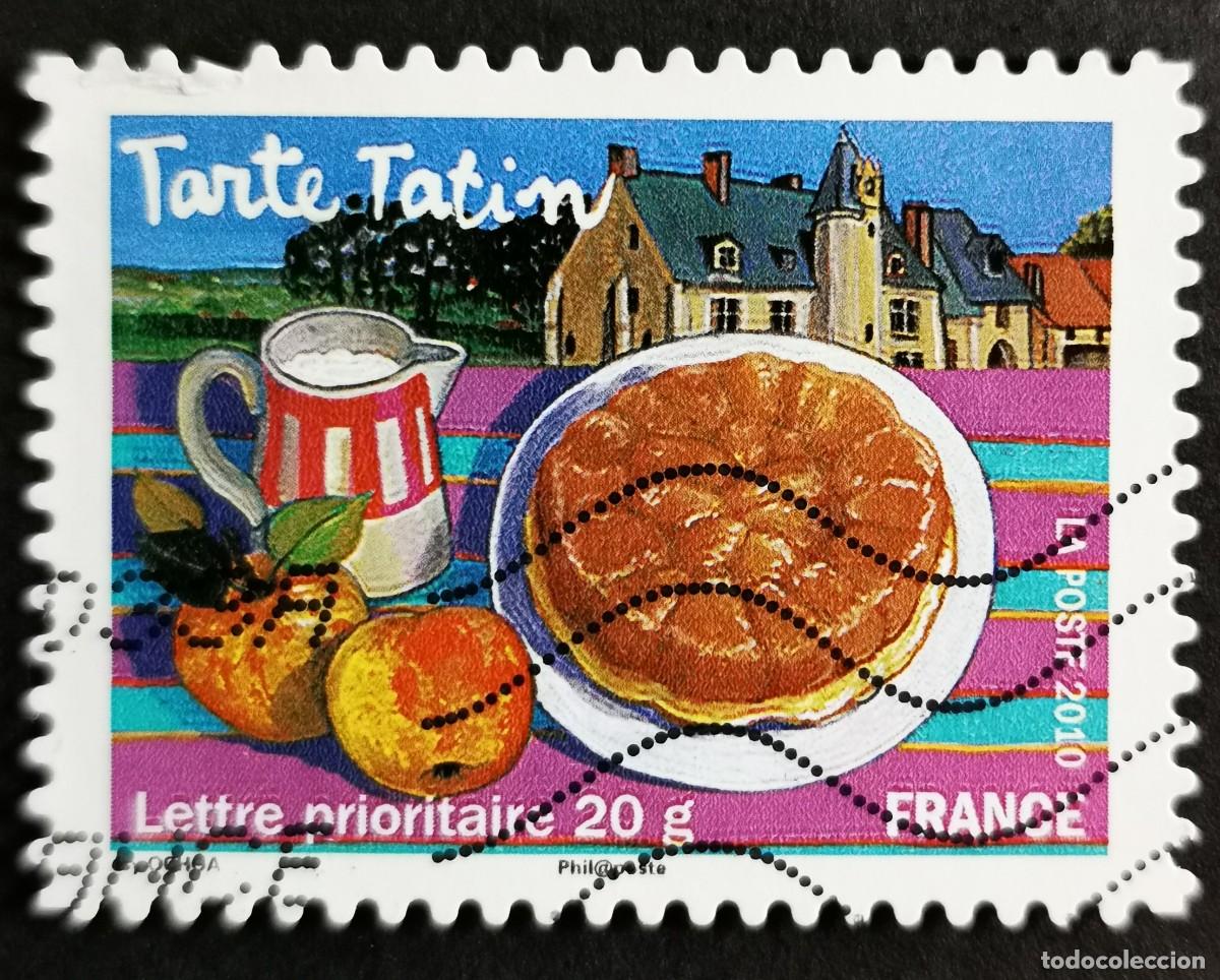 Sellos: Sello Francia 2010, Tarta de manzana invertida, Sin Valor Facial Michel: FR 4899