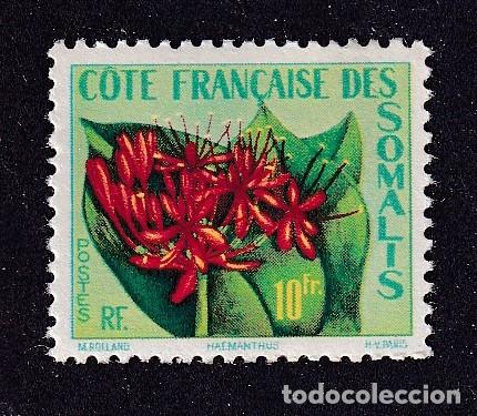 Sellos: colonies fran&ccedil;aises COTE DES SOMALIS n&deg; 290 ** fleur haemanthus