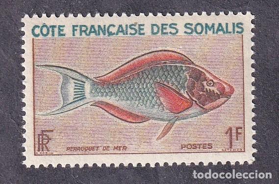 Sellos: colonies fran&ccedil;aises COTE DES SOMALIS n&deg; 292 ** poisson perroquet de mer