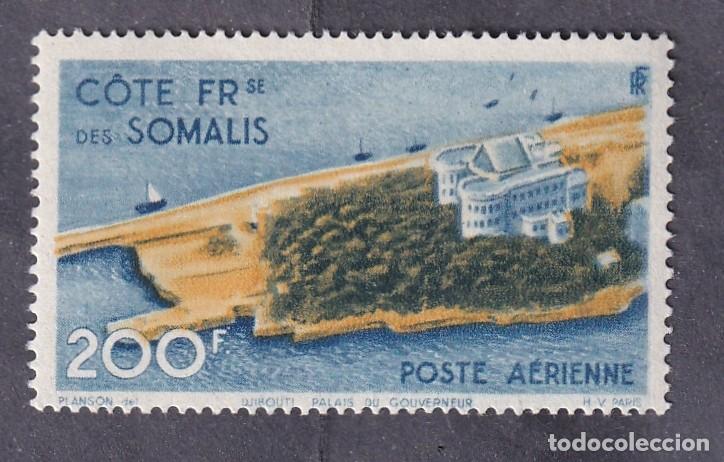 Sellos: colonies fran&ccedil;aises COTE DES SOMALIS PA n&deg; 22 ** Djibouti palais du gouverneur