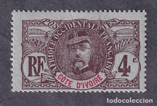 Sellos: colonies fran&ccedil;aises COTE D'IVOIRE n&deg; 23 * g&eacute;n&eacute;ral faidherbe