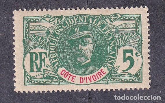 Sellos: colonies fran&ccedil;aises COTE D'IVOIRE n&deg; 24 * g&eacute;n&eacute;ral Faidherbe