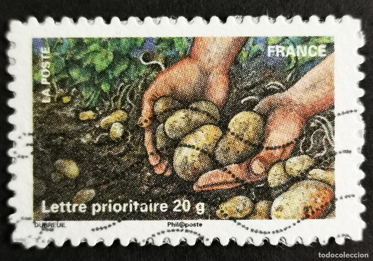 Sellos: Sello Francia 2011, Manos con patatas, Sin Valor Facial Michel: FR 5052I