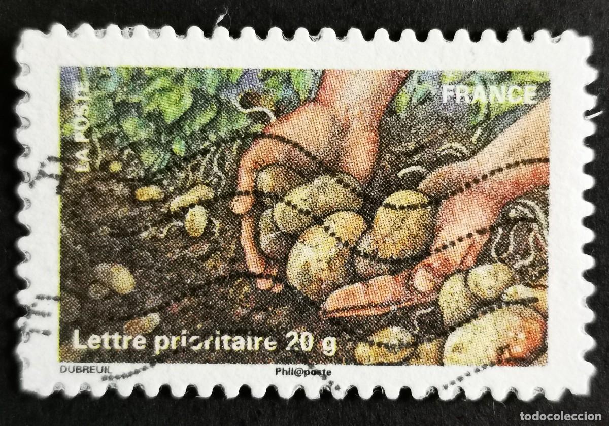 Sellos: Sello Francia 2011, Manos con patatas, Sin Valor Facial Michel: FR 5052I