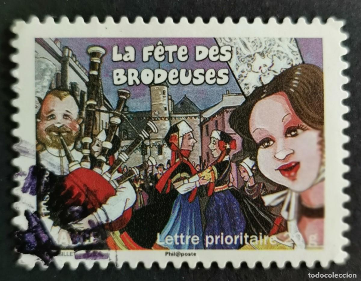 Sellos: Sello Francia 2011, La fiesta de los bordadores Pont l'Abbe, Sin Valor Facial Michel: FR 5110I