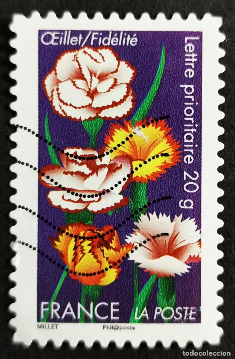 Sellos: Sello Francia 2012, Clavel = Fidelidad, Sin Valor Facial Michel: FR 5283