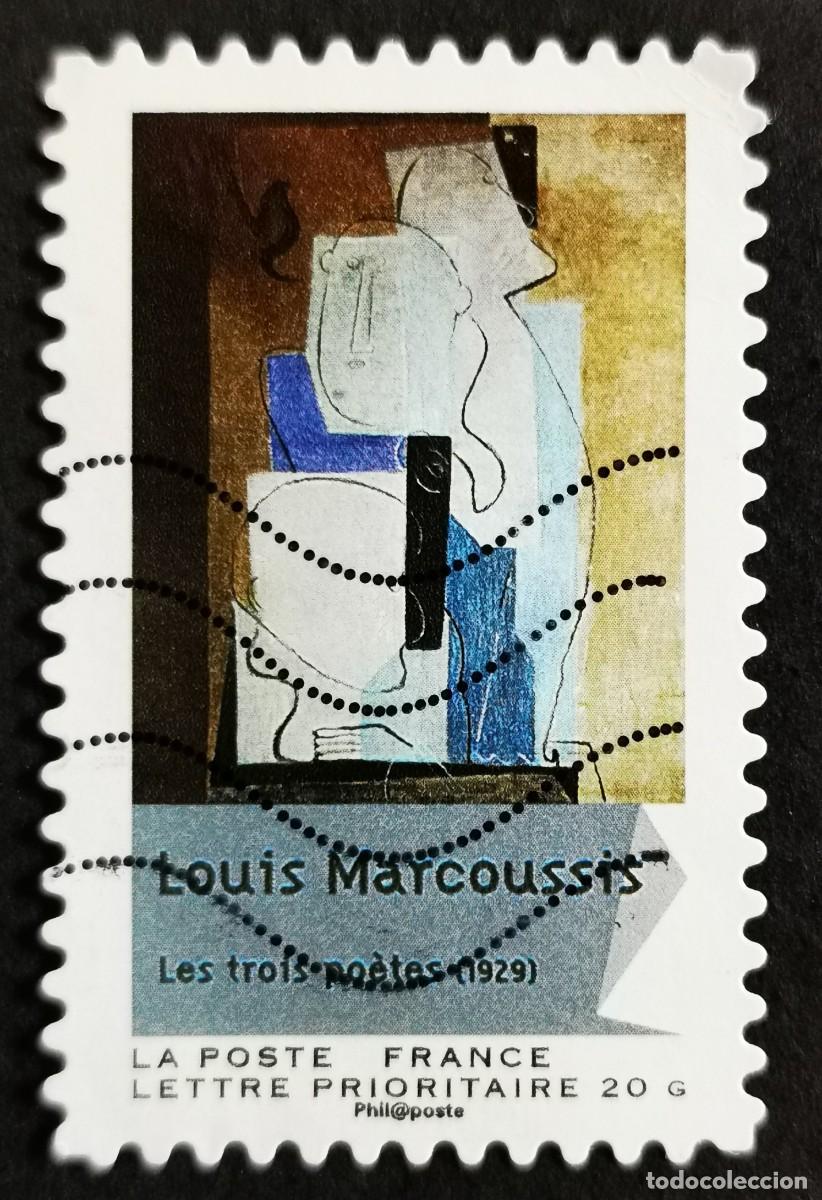 Sellos: Sello Francia 2012, Los Tres Poetas; Luis Marcoussis (1929), Sin Valor Facial Michel: FR 5331