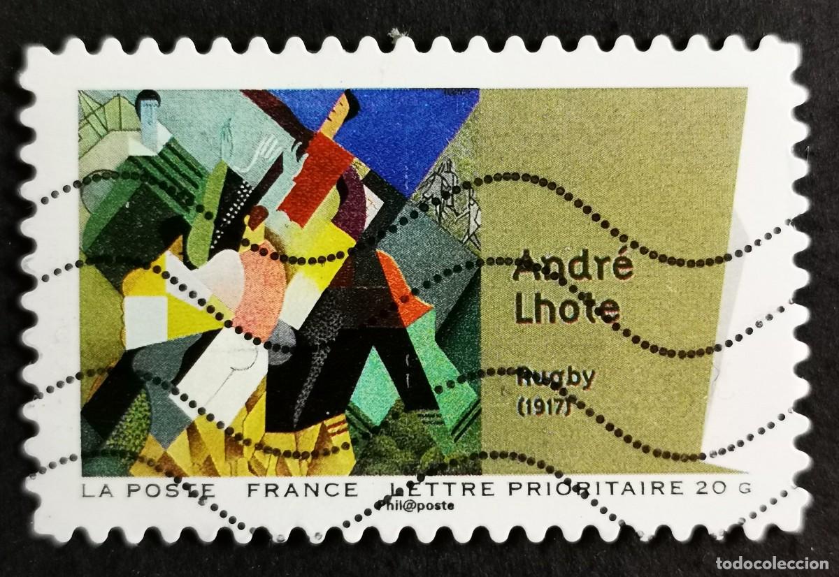 Sellos: Sello Francia 2012, Rugby; Andr&eacute; Lhote (1917), Sin Valor Facial Michel: FR 5336
