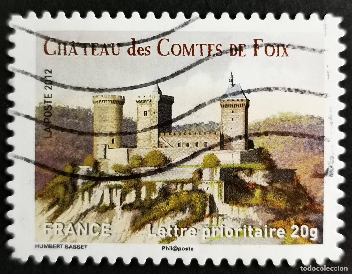 Sellos: Sello Francia 2012, Castillo de los Condes de Foix: Midi-Pyr&eacute;n&eacute;es, Sin Valor Facial Michel: FR 5367