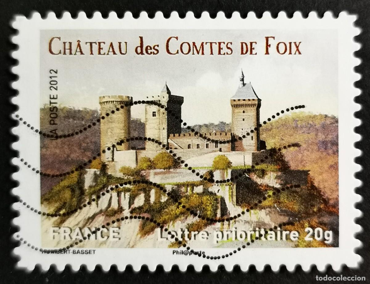 Sellos: Sello Francia 2012, Castillo de los Condes de Foix: Midi-Pyr&eacute;n&eacute;es, Sin Valor Facial Michel: FR 5367