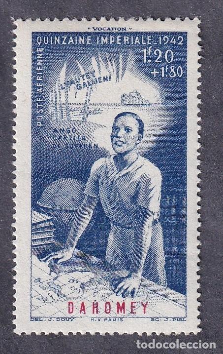 Sellos: colonies fran&ccedil;aises DAHOMEY Yvert PA n&deg; 9 * quinzaine imp&eacute;riale