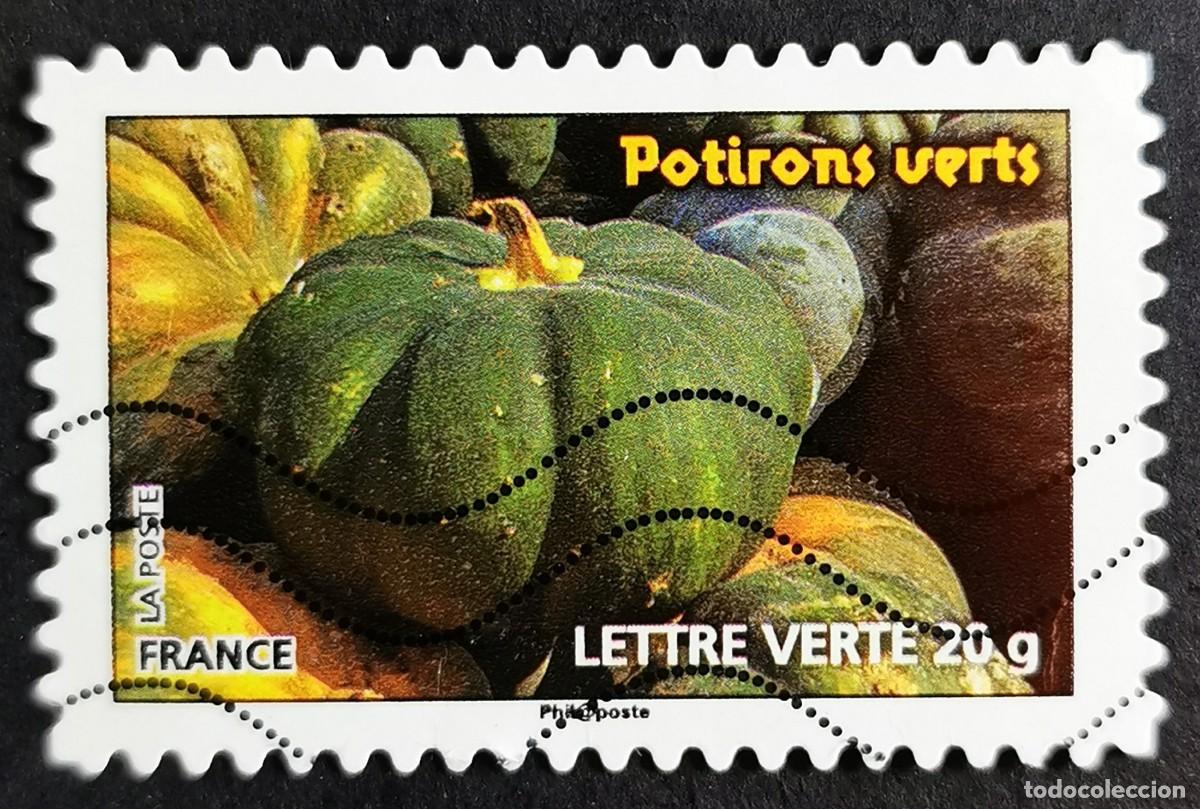 Sellos: Sello Francia 2012, Calabazas verdes, Sin Valor Facial Michel: FR 5412