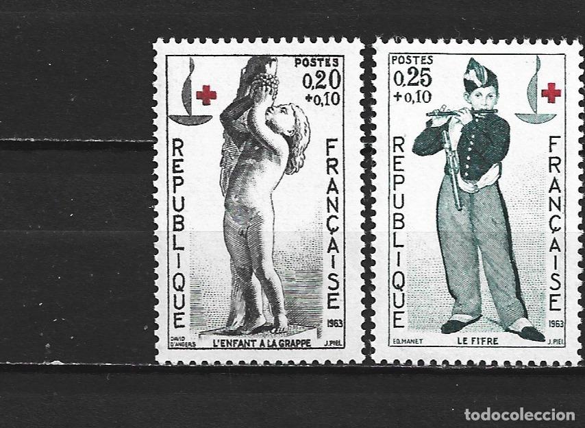 Sellos: FRANCIA YVERT NUM. 1400/1401 ** SERIE COMPLETA SIN FIJASELLOS
