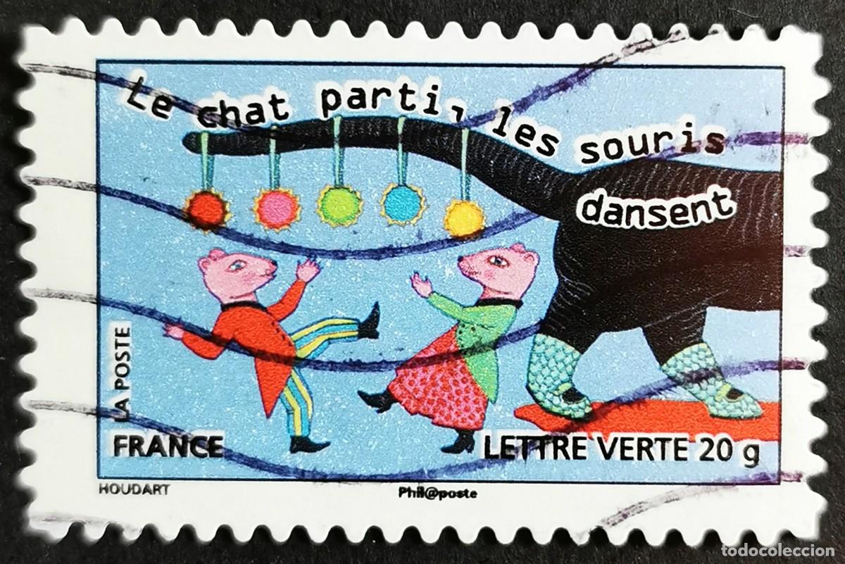 Sellos: Sello Francia 2013, Cuando el gato no est&aacute;, los ratones hacen fies, Sin Valor Facial Michel: FR 5512