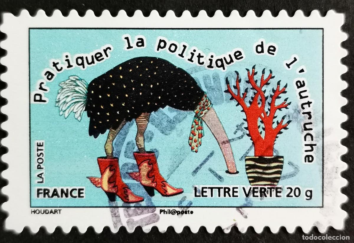Sellos: Sello Francia 2013, Enterrar la cabeza en la arena, Sin Valor Facial Michel: FR 5517
