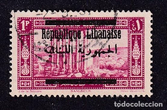 Sellos: colonies fran&ccedil;aises GRAND LIBAN Yvert n&deg; 100 oblit&eacute;r&eacute;