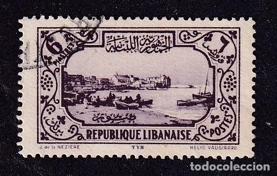 Sellos: colonies fran&ccedil;aises GRAND LIBAN Yvert n&deg; 142 oblit&eacute;r&eacute;