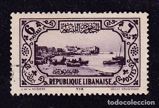 Sellos: colonies fran&ccedil;aises GRAND LIBAN Yvert n&deg; 142 oblit&eacute;r&eacute;