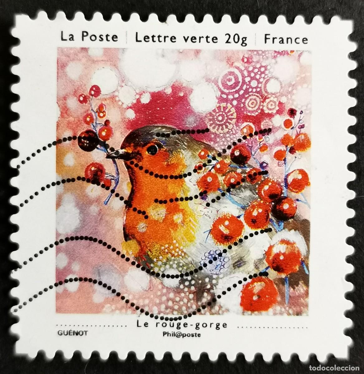 Sellos: Sello Francia 2013, El petirrojo., Sin Valor Facial Michel: FR 5712